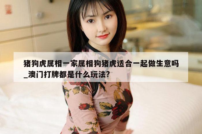 猪狗虎属相一家属相狗猪虎适合一起做生意吗_澳门打牌都是什么玩法?